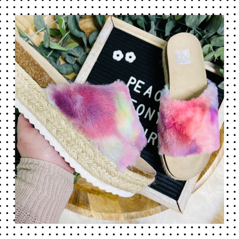 NEW DV by Dolce Vita - Ilenia Espadrille Platform Slides 9